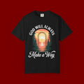 Make a Way Christian T-Shirt — 'God Will Always Make a Way' Sunset Faith Tee