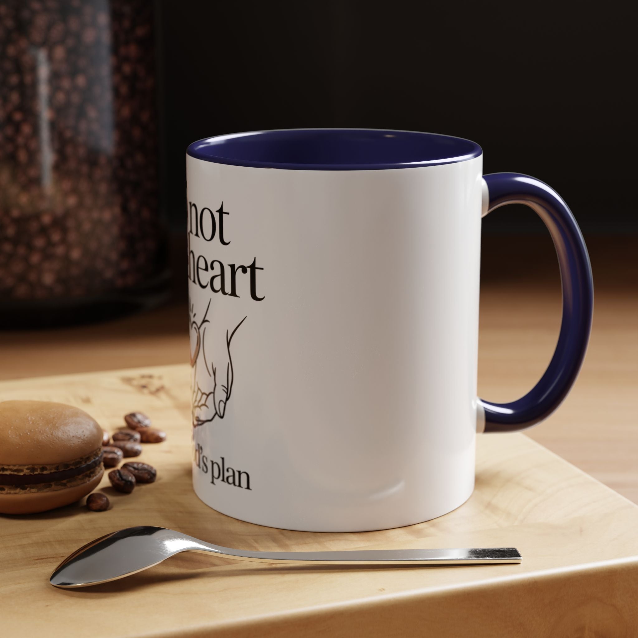 Do Not Lose Heart Accent Coffee Mug — Trust God’s Plan Inspirational Christian Mug