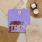 Trust God's Plan Floral T-Shirt — Inspirational Christian Tee