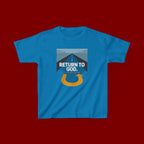 Kids Tee - "Return to God" Roadway Graphic Religious Youth Shirt