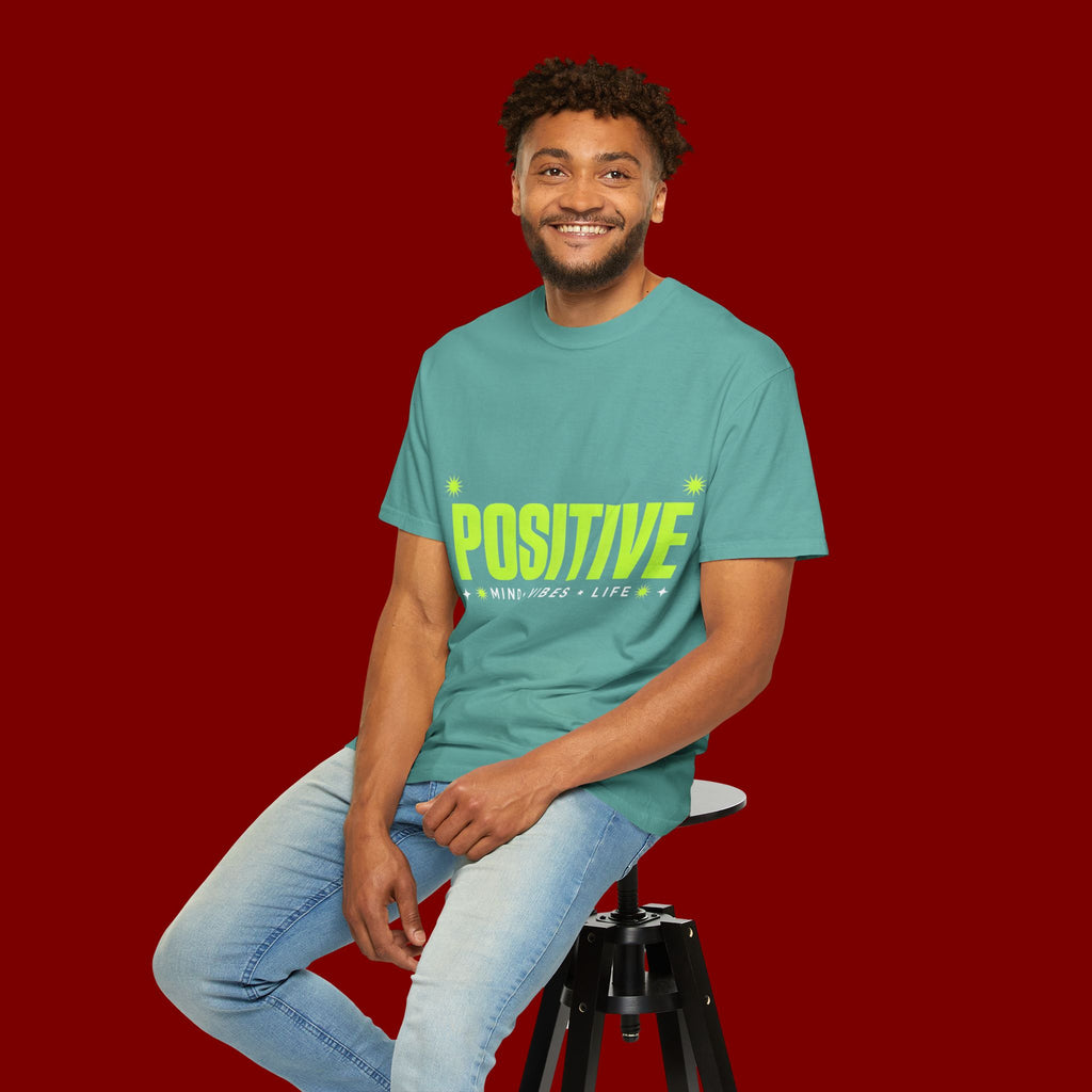 Positive Mind Vibes T-Shirt — Graphic Motivational Tee