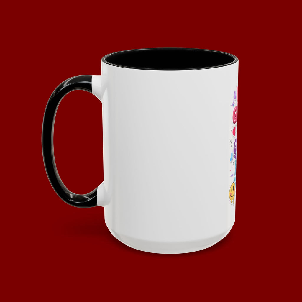 Be Good. Do Good. Feel Good. Accent Coffee Mug — Inspirational Positive Vibes Ceramic Mug (11/15 oz)
