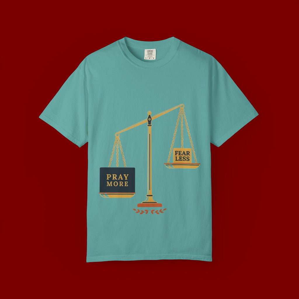 Pray More Balance Scales T-Shirt