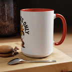 Good Vibes Only Coffee Mug - Retro Sun Cartoon Accent Mug (11/15oz)
