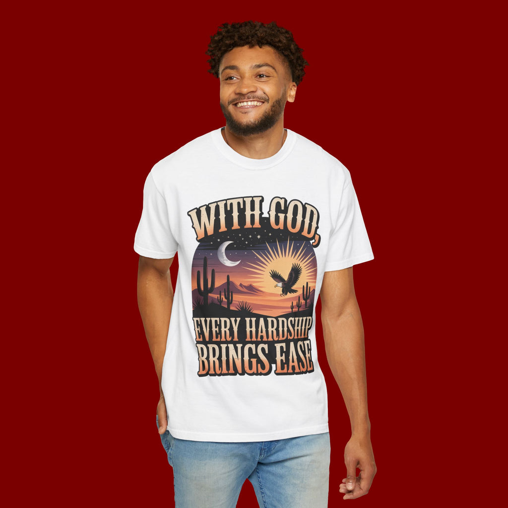 With God Every Hardship Brings Ease T-Shirt