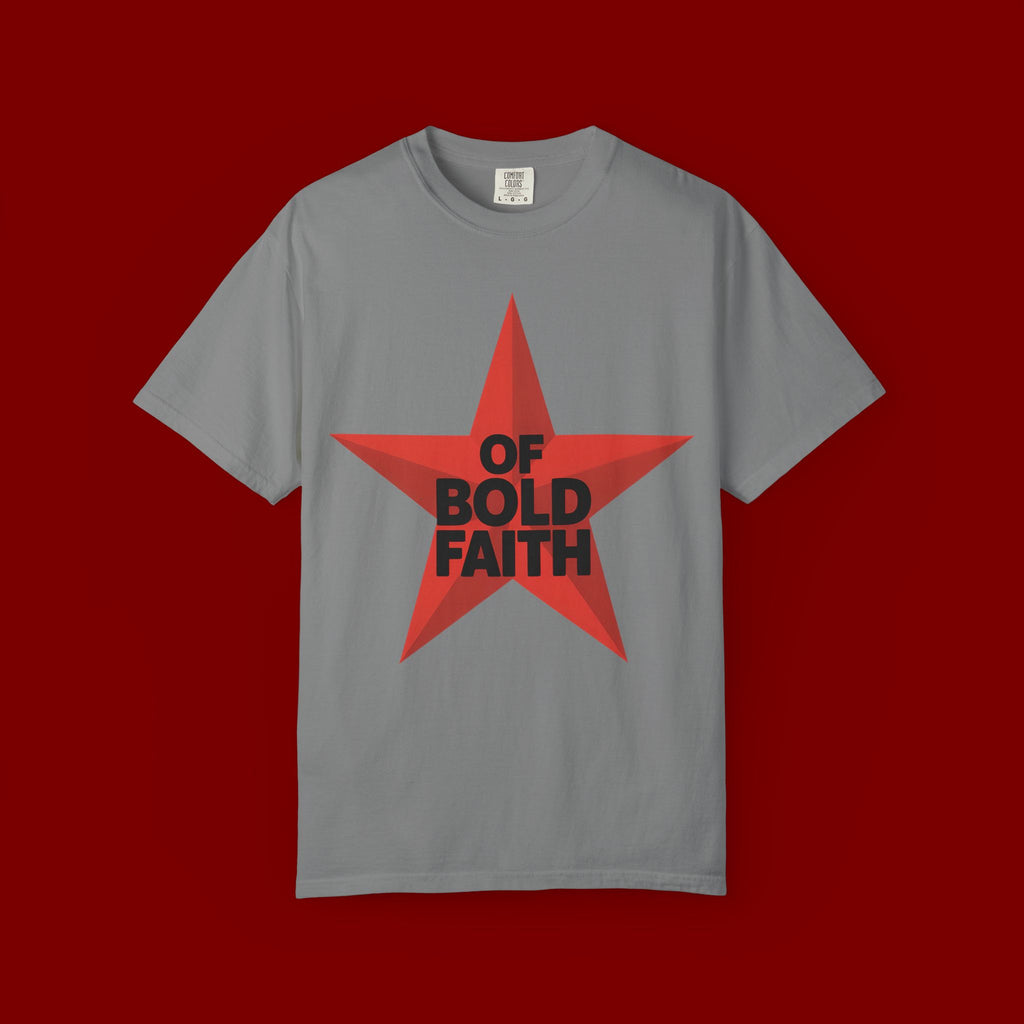 Bold Faith Star T-Shirt — "Of Bold Faith" Graphic Tee