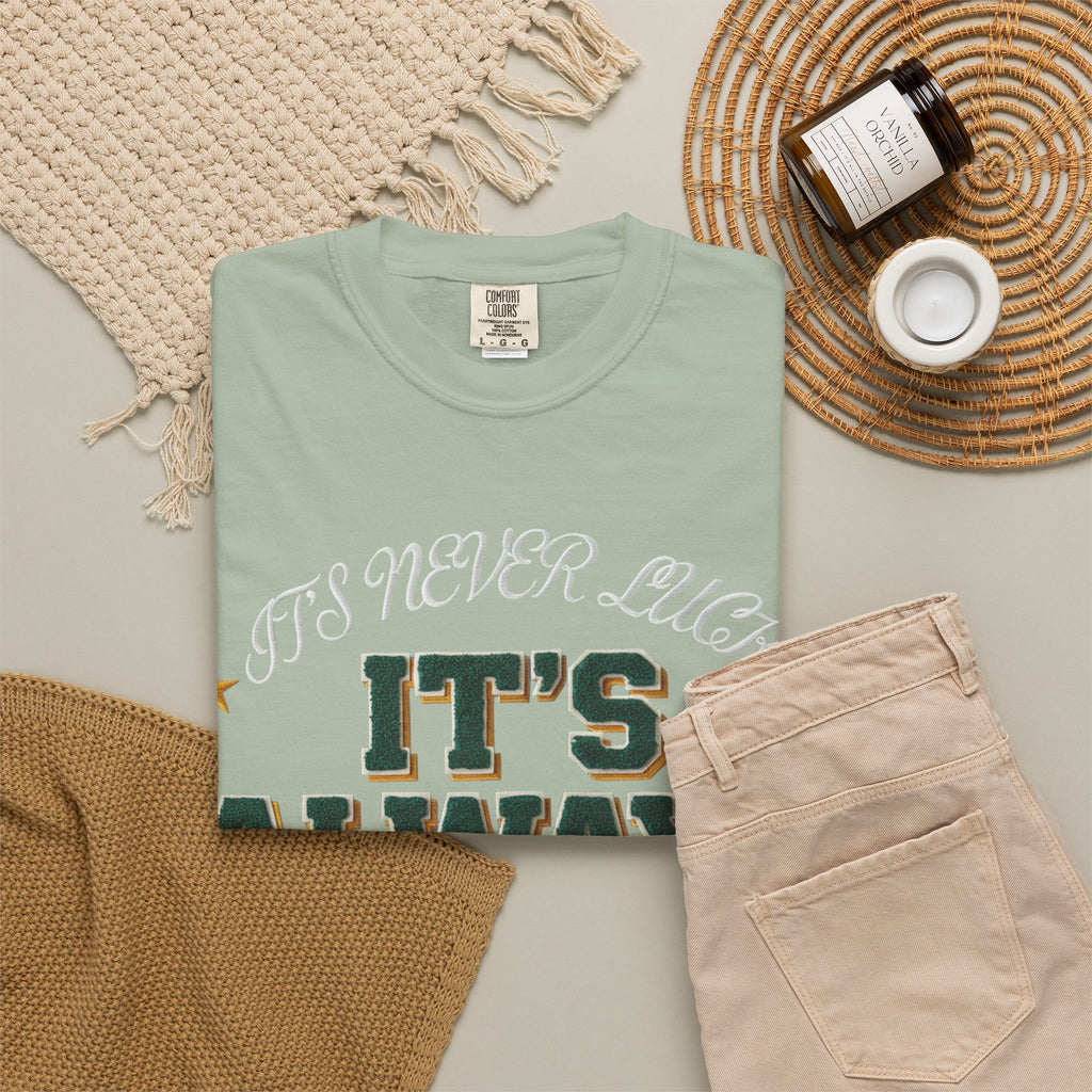 It’s Always God Graphic T-Shirt — Faith-Based Vintage Lettering Tee