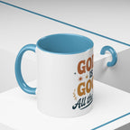 Praise the Lord Coffee Mug – Retro Christian Faith Accent Mug (11/15oz)