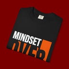 OVER Block Graphic T-Shirt — Bold Orange Minimalist Tee