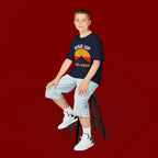 Kids Tee — "Rise Up and Pray" Mountain Sunrise Faith T‑Shirt