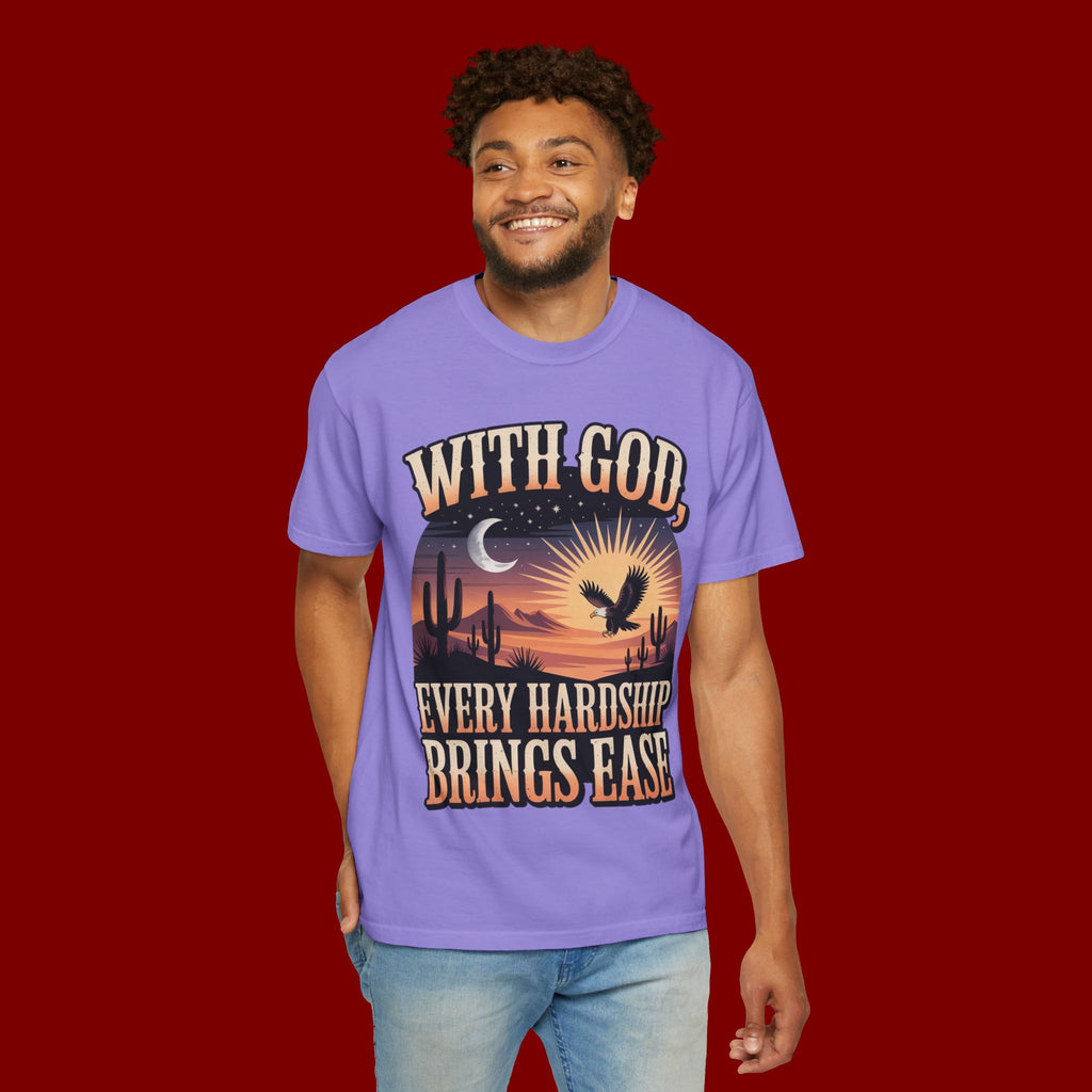 With God Every Hardship Brings Ease T-Shirt