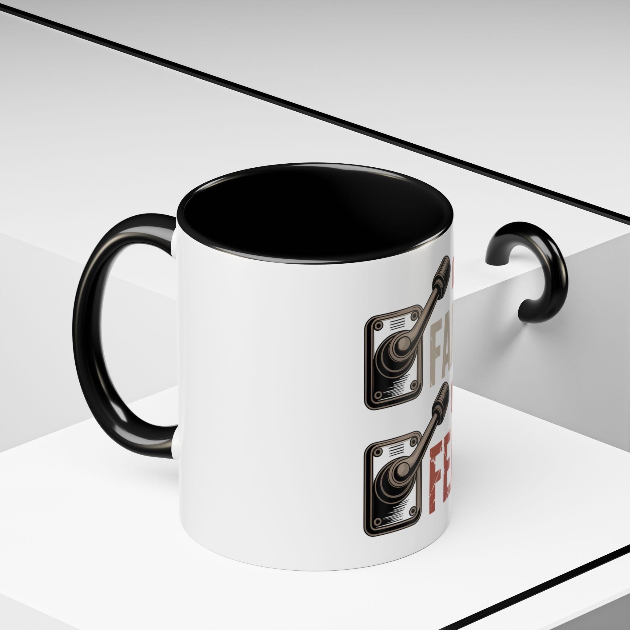 Faith On, Fear Off Coffee Mug