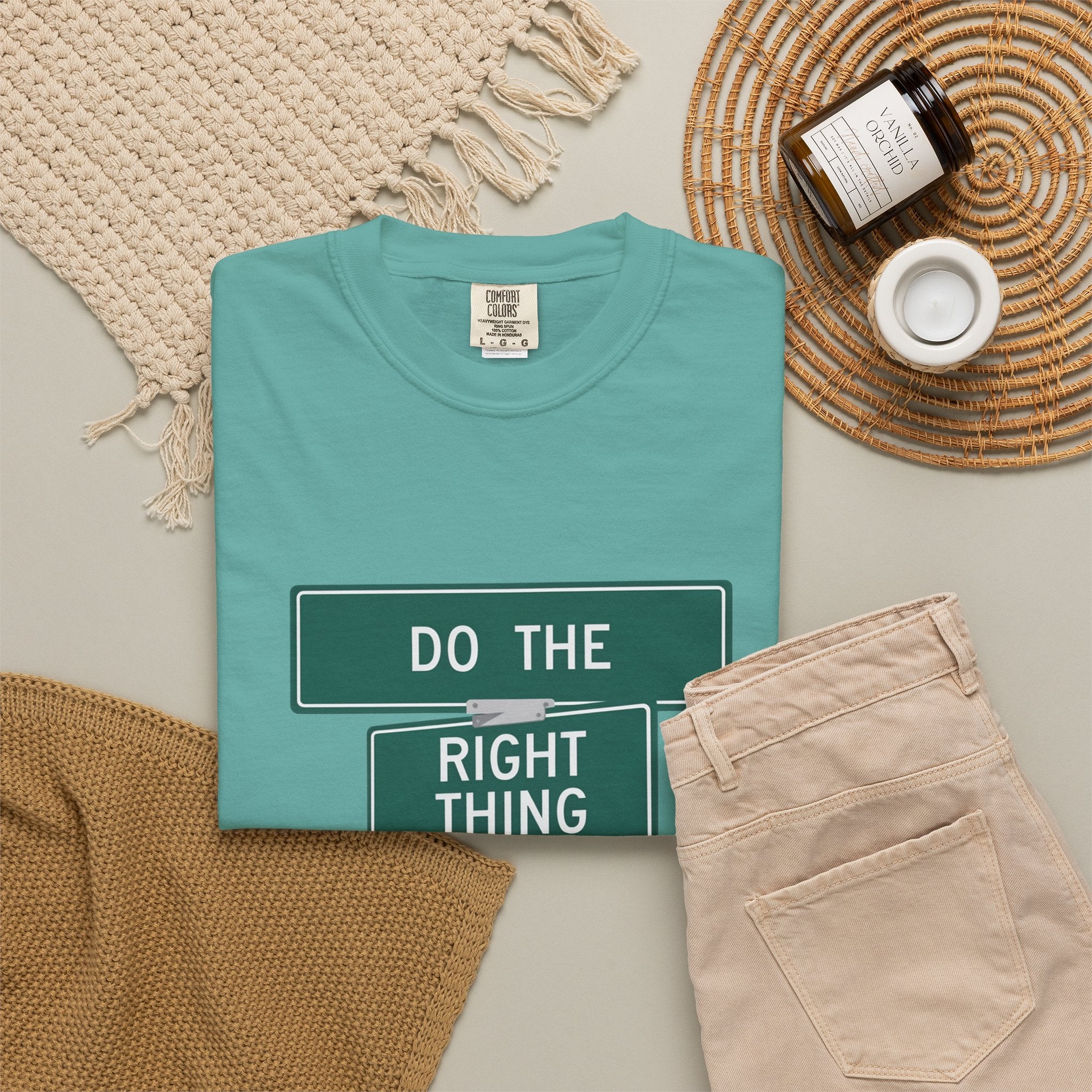 Do The Right Thing Street Sign T-Shirt