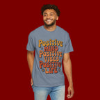 Positive Mind Positive Vibes Positive Life T-Shirt — Retro Daisy Graphic Tee