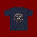 Kids Tee — "God Is My Strength and Power" Anvil & Anvil-Forge Christian Youth Shirt