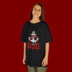 Kids Anchor T‑Shirt – "I'm Nothing Without God" Christian Tee for Boys & Girls
