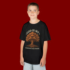 Autumn Oak Tree Kids T‑Shirt — Cozy Fall Nature Tee for Children