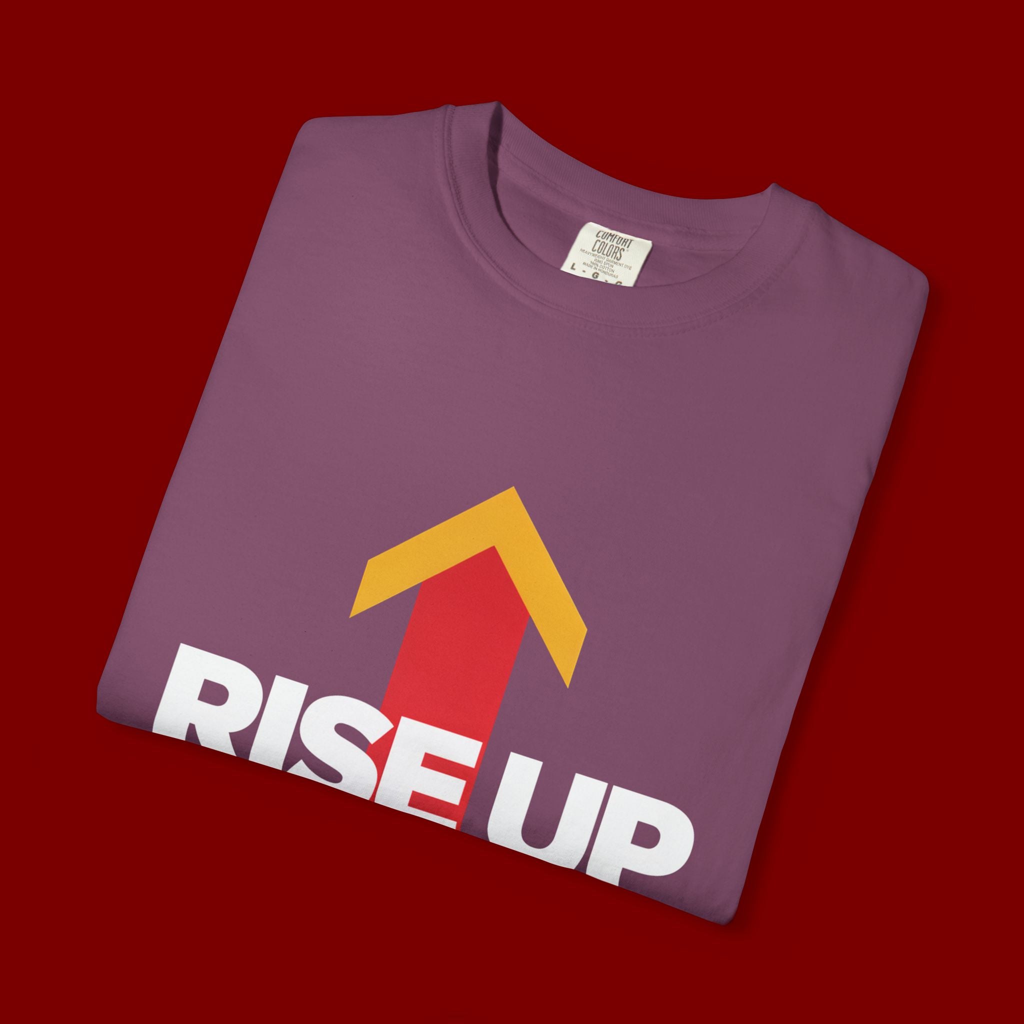 Arrow Up Graphic T-Shirt — Bold Upward Arrow Design