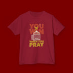 Kids Tee — "You Win When You Pray" Inspirational Christian Shirt