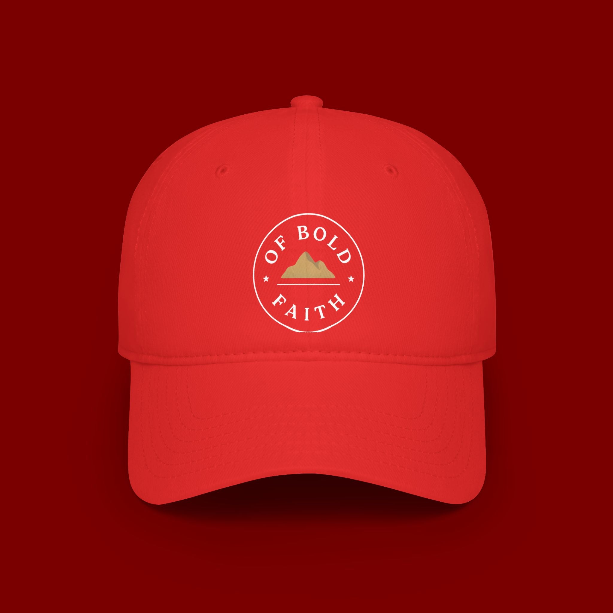 Of Bold Faith Embroidered Baseball Cap