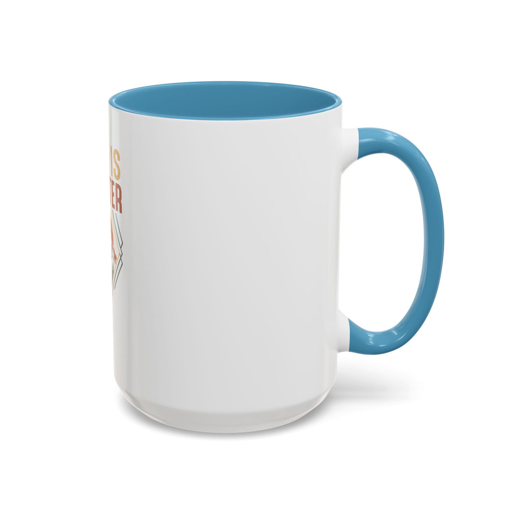 God Is Greater Mountain Coffee Mug — Inspirational Christian Accent Mug