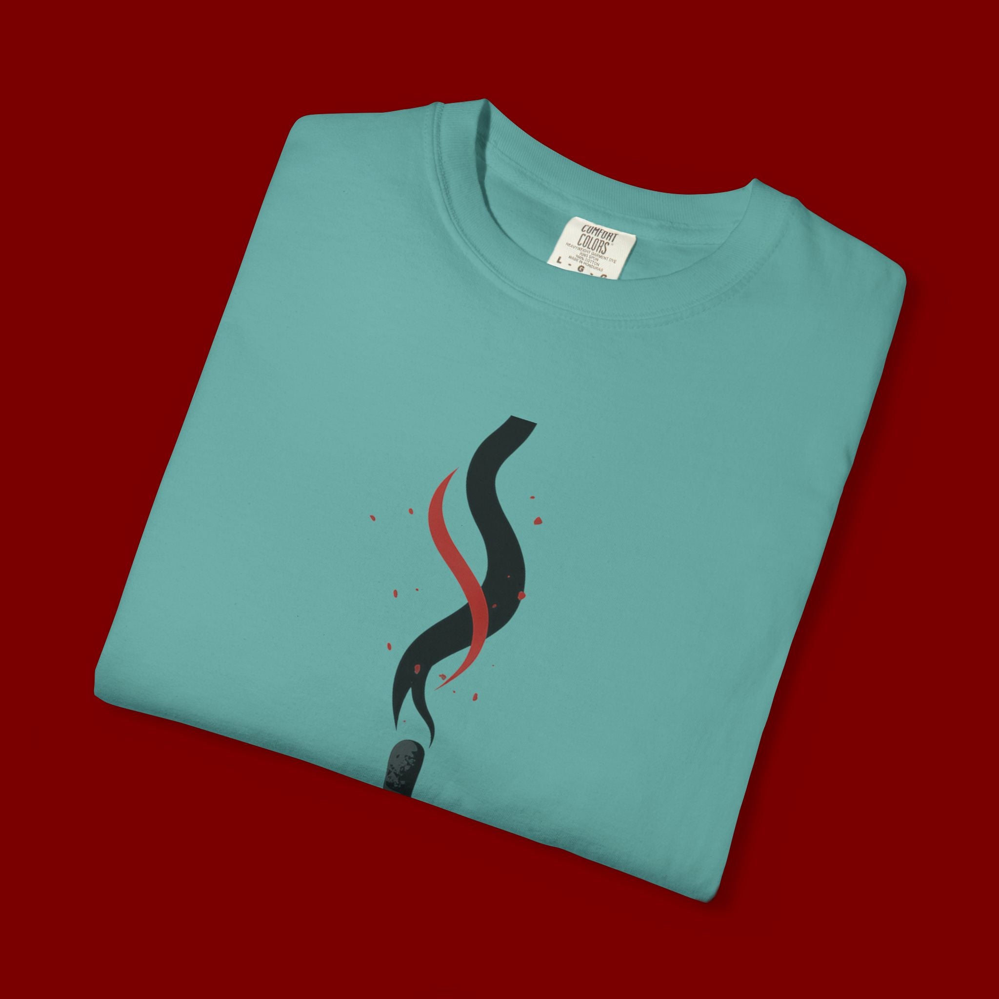 Matchstick Graphic T-Shirt — “Time Never Comes Again” Vintage-Inspired Tee