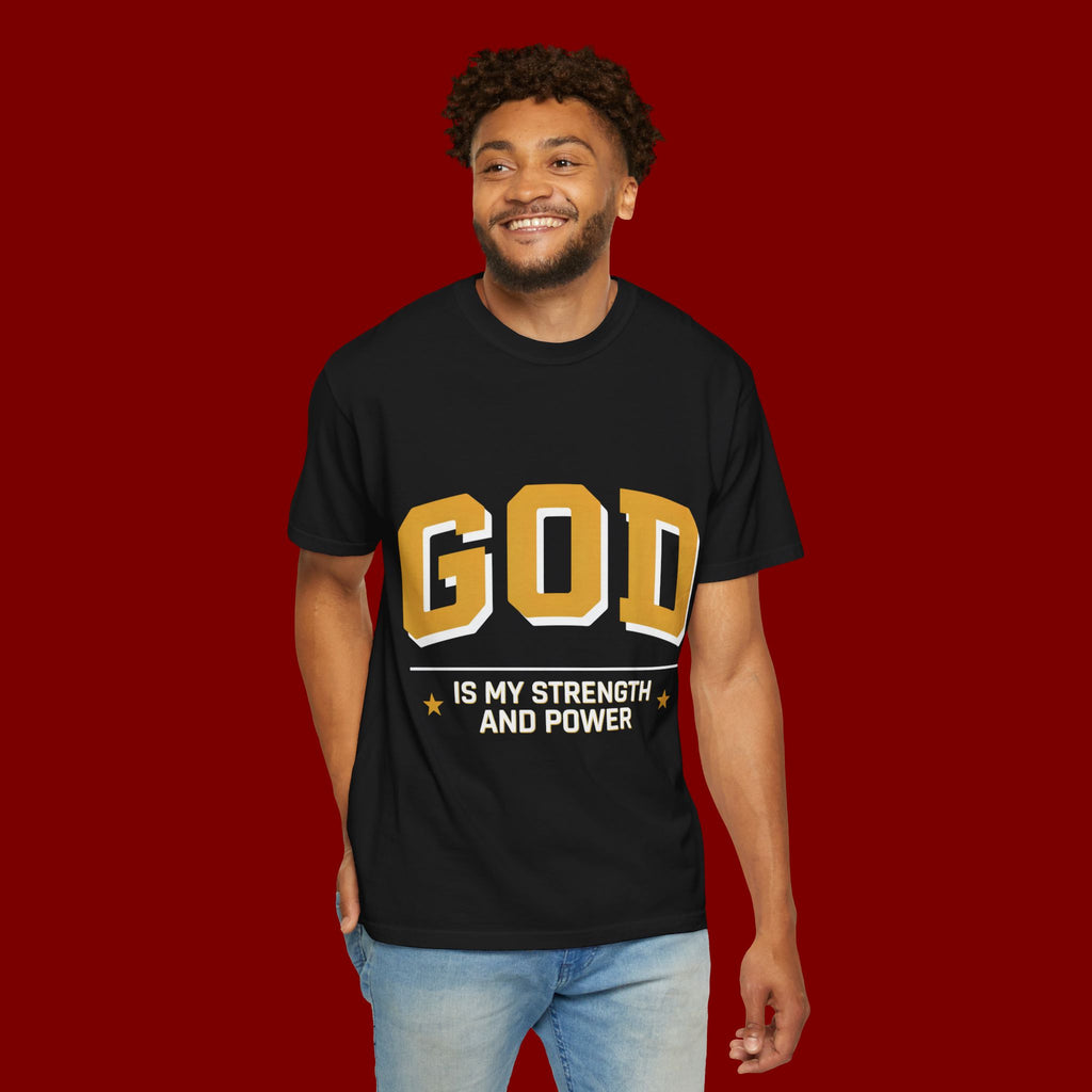 God Is My Strength T-Shirt — Faith Christian Graphic Tee