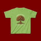 Autumn Oak Tree Kids T‑Shirt — Cozy Fall Nature Tee for Children