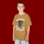 Kids T-Shirt — "Our Purpose Is To Please God, Not People" Faith Graphic Tee