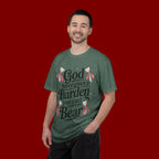 Inspirational 'God Never Gives a Burden You Can't Bear' T-Shirt
