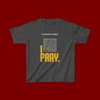Kids Tee — "My Secret Is Simple: I Pray." Maze Faith T‑Shirt