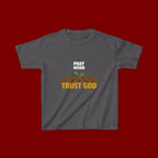 Kids Tee — "Trust God" Sprout Graphic