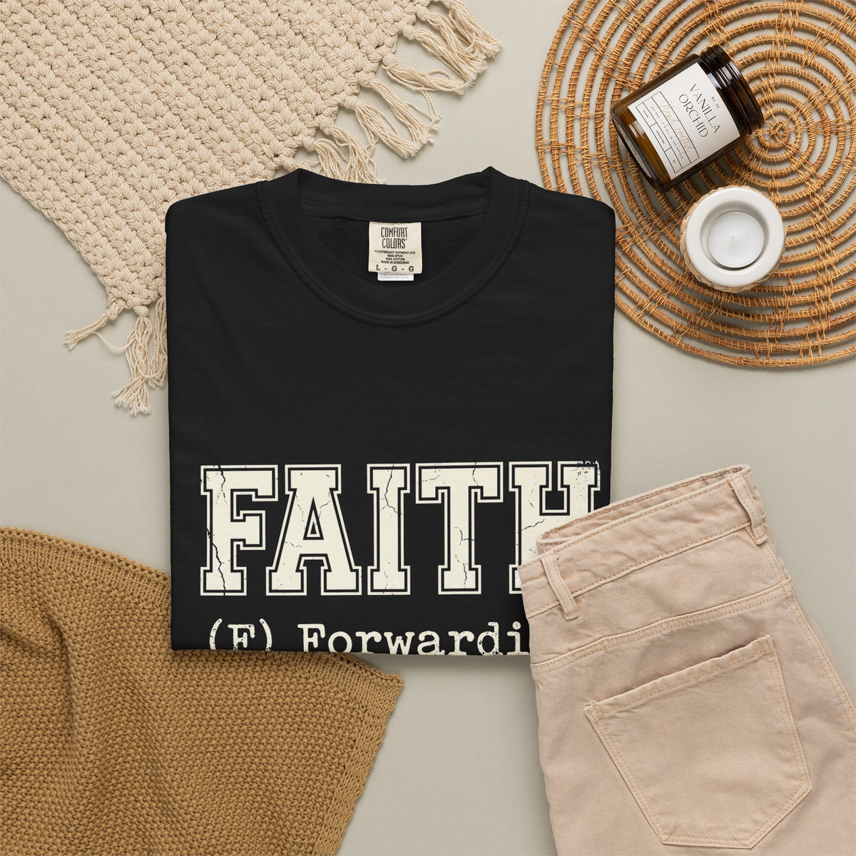Faith Graphic T-Shirt — Minimalist Inspirational Tee