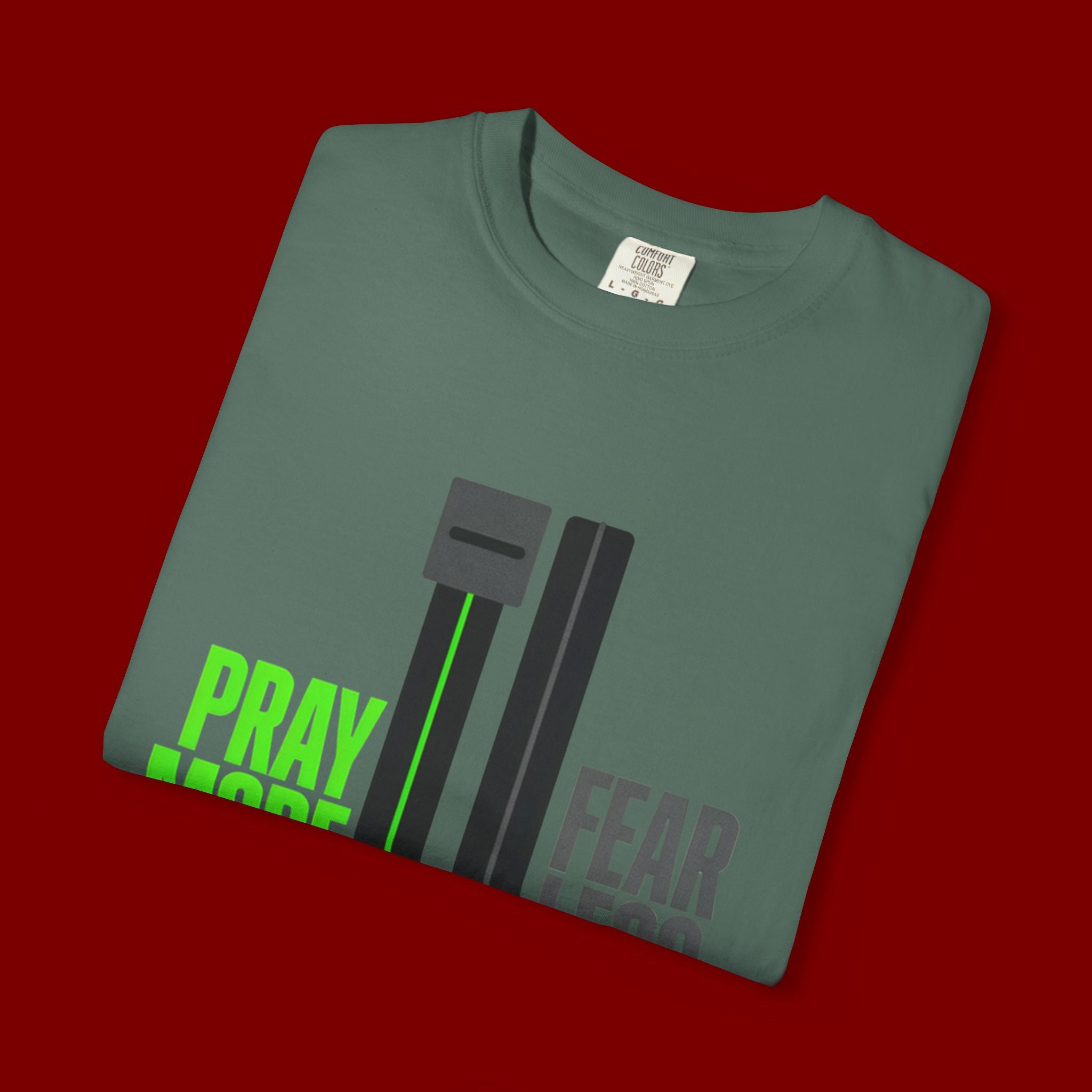 Pray More Fear Less T-Shirt — Inspirational Faith Graphic Tee