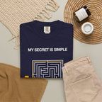 I Pray Maze T-Shirt — "My Secret Is Simple" Christian Faith Tee