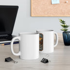 Inspirational Christian Mug - "With God Every Hardship Brings Ease" Scenic Faith Coffee Cup (11oz/15oz)