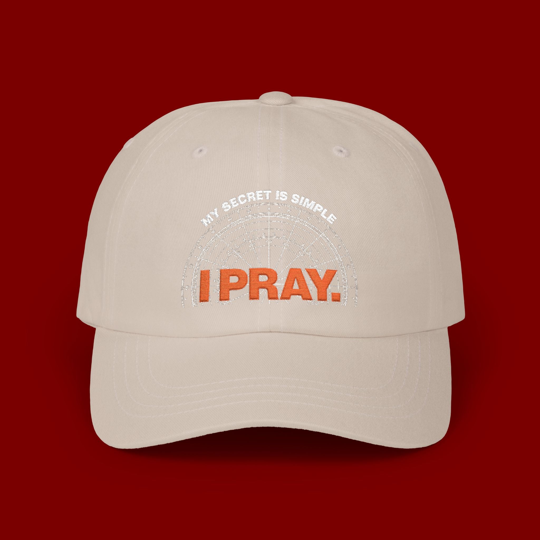 I PRAY Dad Cap — Embroidered Faith Baseball Hat