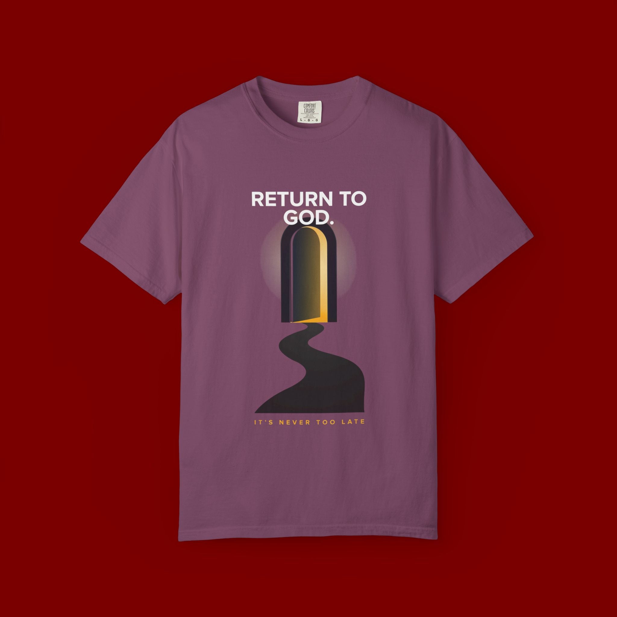 Mystic Doorway T-Shirt — Golden Arch Path Graphic Tee