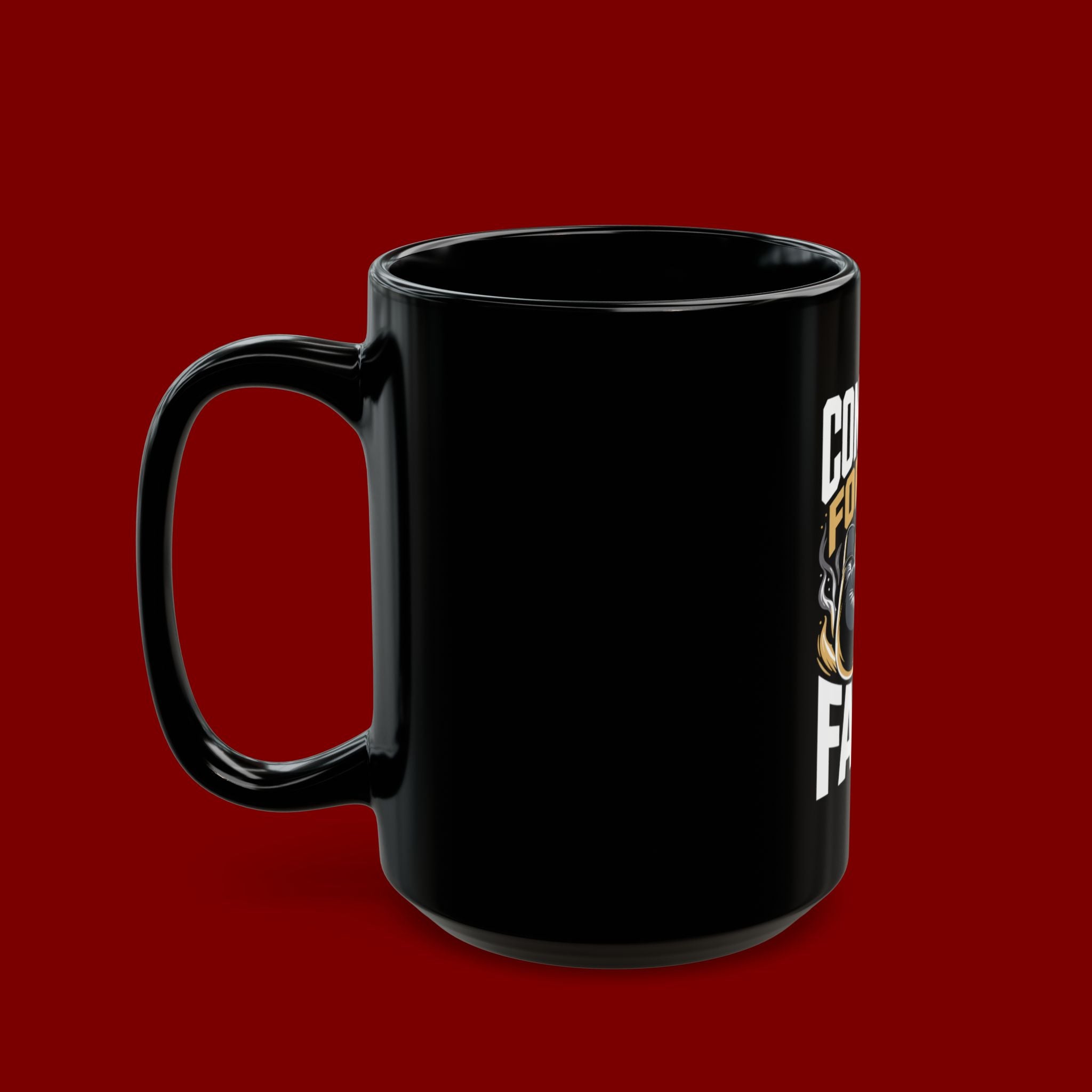 Contend for the Faith Black Mug – Inspirational Boxing Gloves Religious Coffee Cup (11oz/15oz)