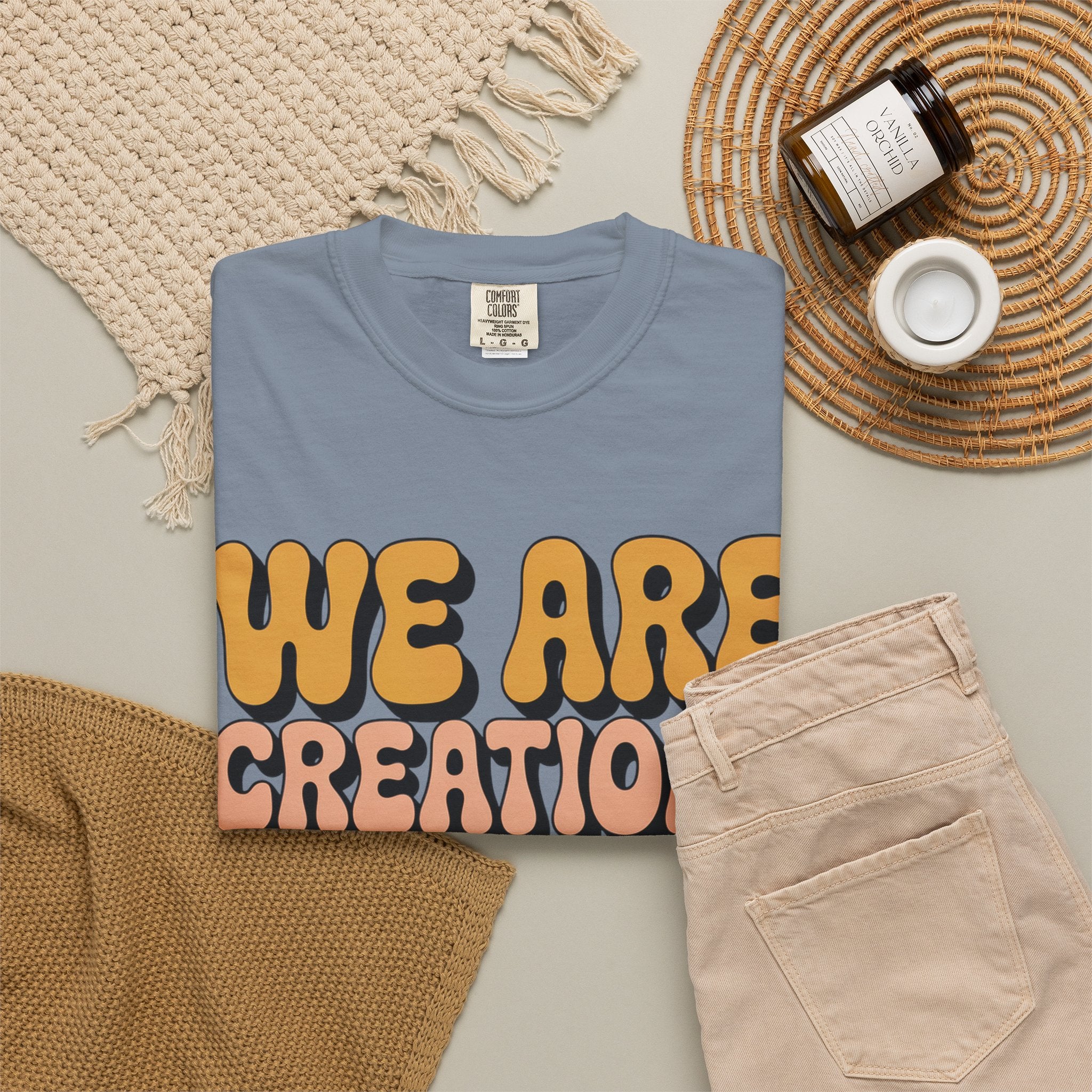 We Are Creations of God T-Shirt — Retro Faith Graphic Tee