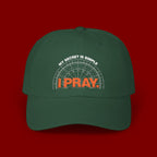I PRAY Dad Cap — Embroidered Faith Baseball Hat