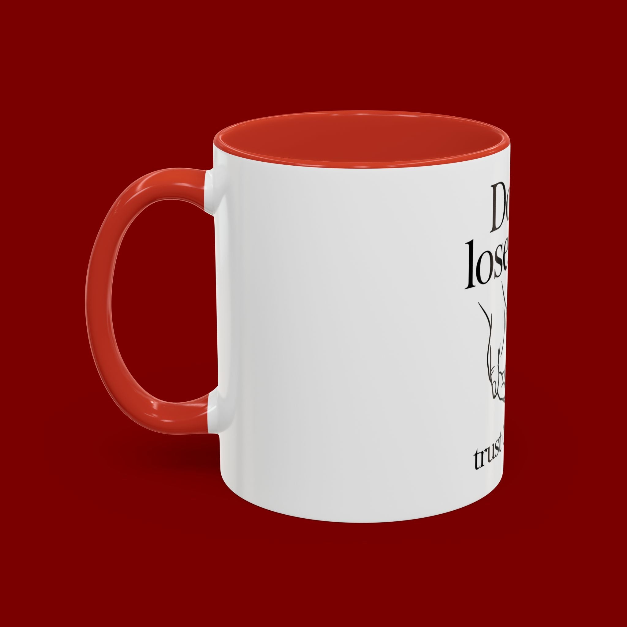 Do Not Lose Heart Accent Coffee Mug — Trust God’s Plan Inspirational Christian Mug