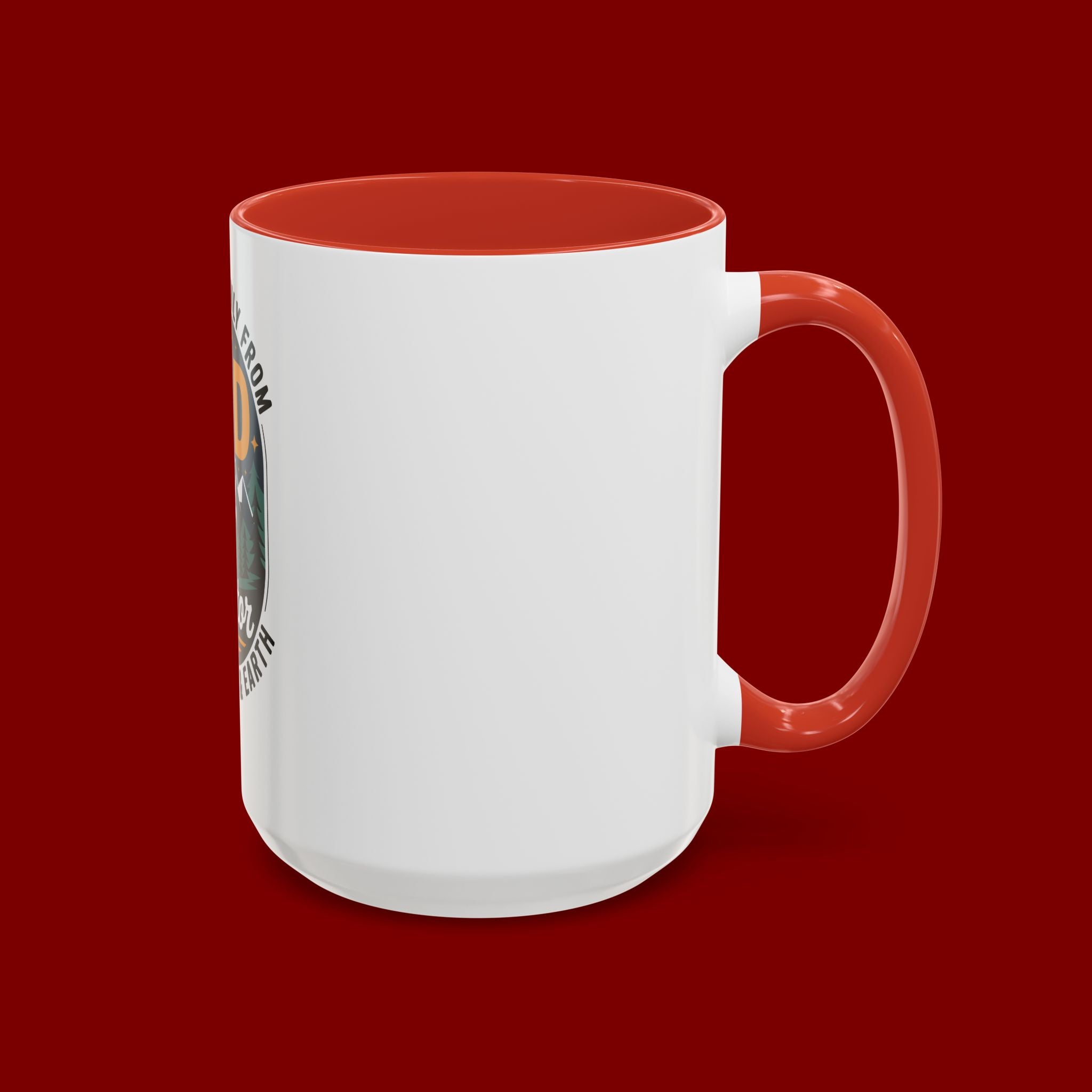 Christian Coffee Mug — “My Help Is Only From God The Creator” Accent Mug