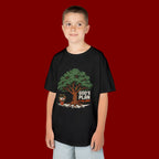 Kids Tee — Cute Tree & Plant Pot Illustration (“Grow Big, Little One”)