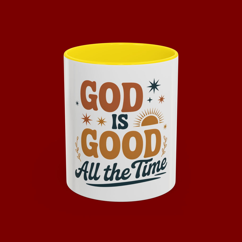 Praise the Lord Coffee Mug – Retro Christian Faith Accent Mug (11/15oz)
