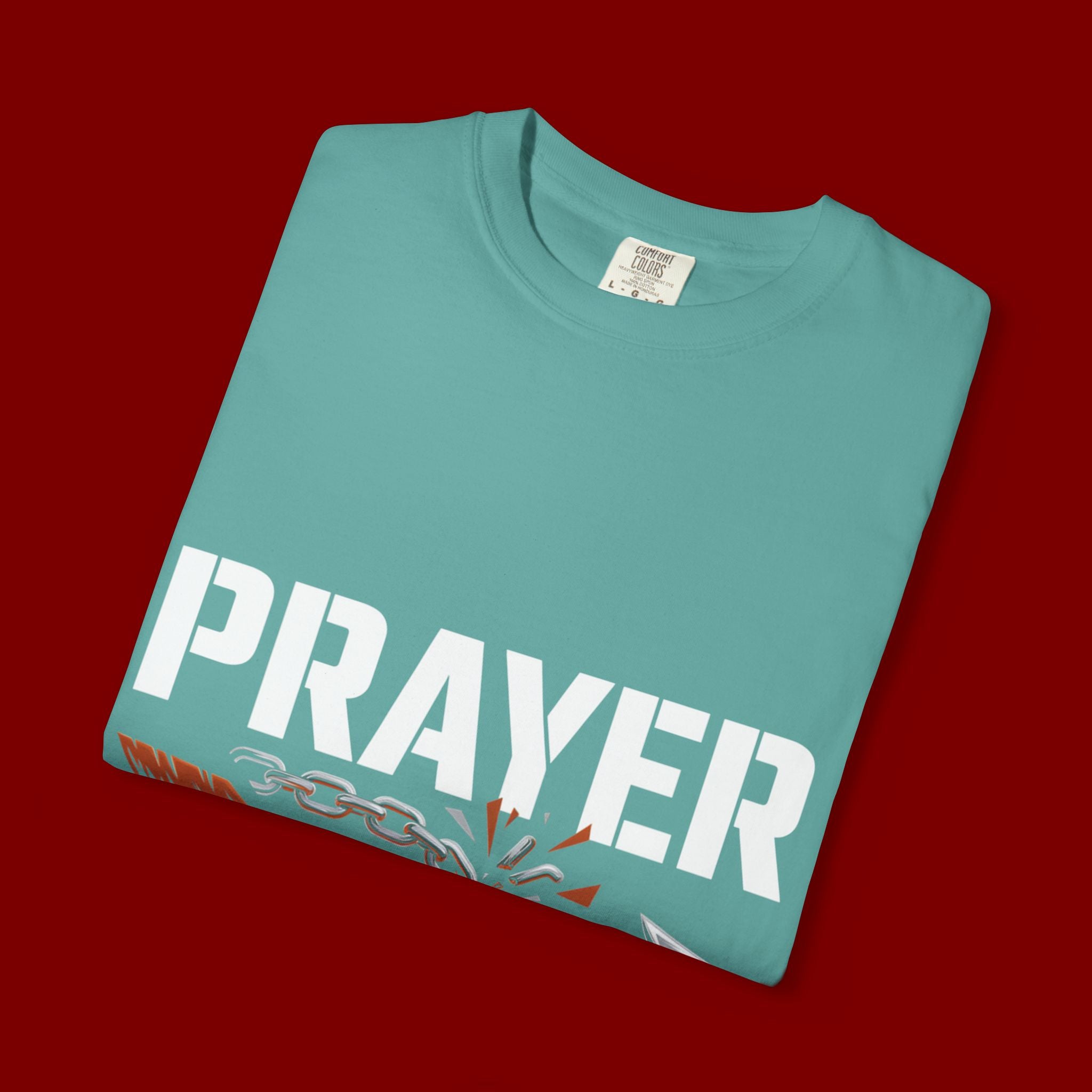 Prayer T-Shirt — Faith Arrow Graphic Tee ("Prayer: The Most Powerful Weapon")