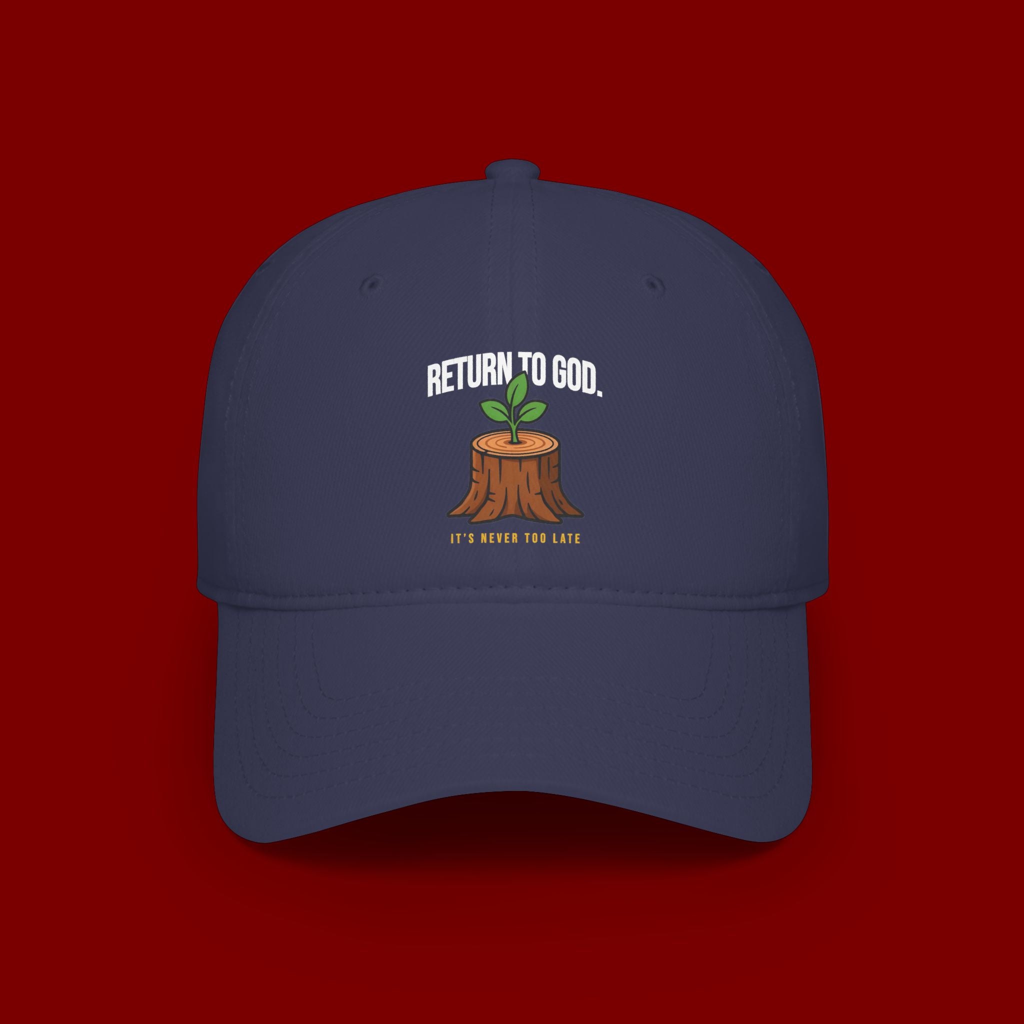 Return to God Baseball Cap — 'It's Before the Fall' Religious Prayer Hat
