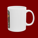 Inspirational Christian Mug - "With God Every Hardship Brings Ease" Scenic Faith Coffee Cup (11oz/15oz)