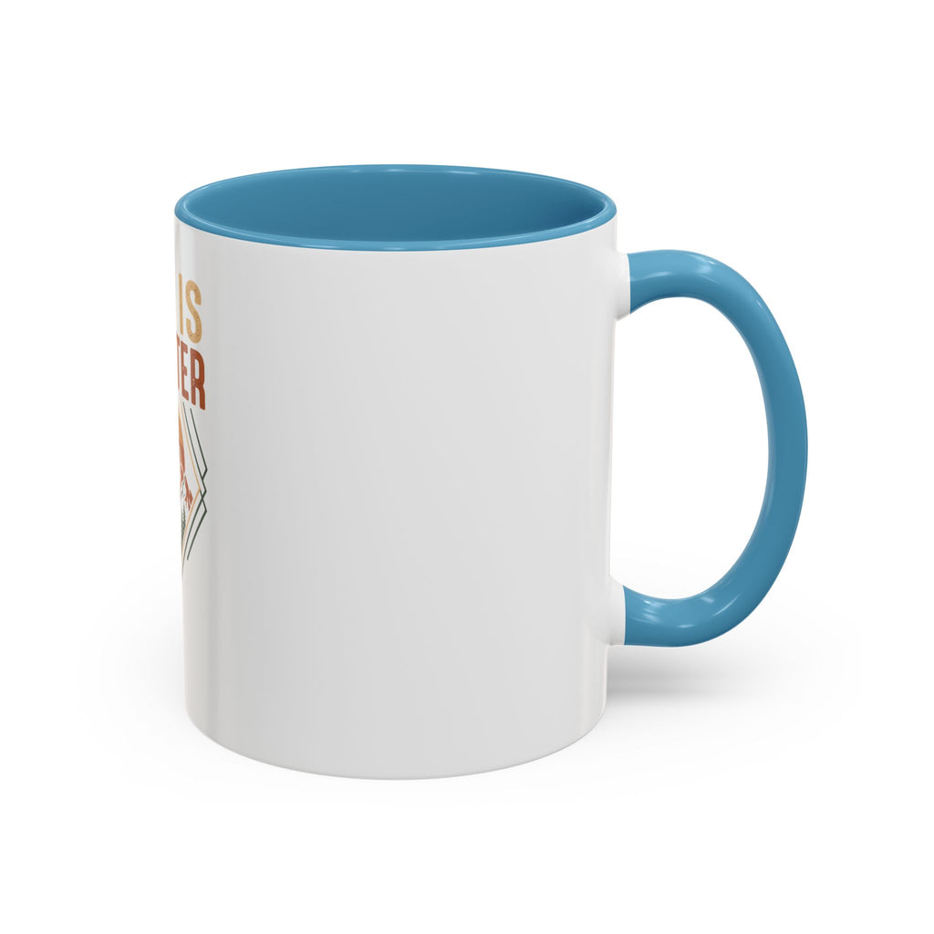 God Is Greater Mountain Coffee Mug — Inspirational Christian Accent Mug