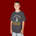 Kids T-Shirt — “My Faith in God is Solid” Lighthouse Christian Tee